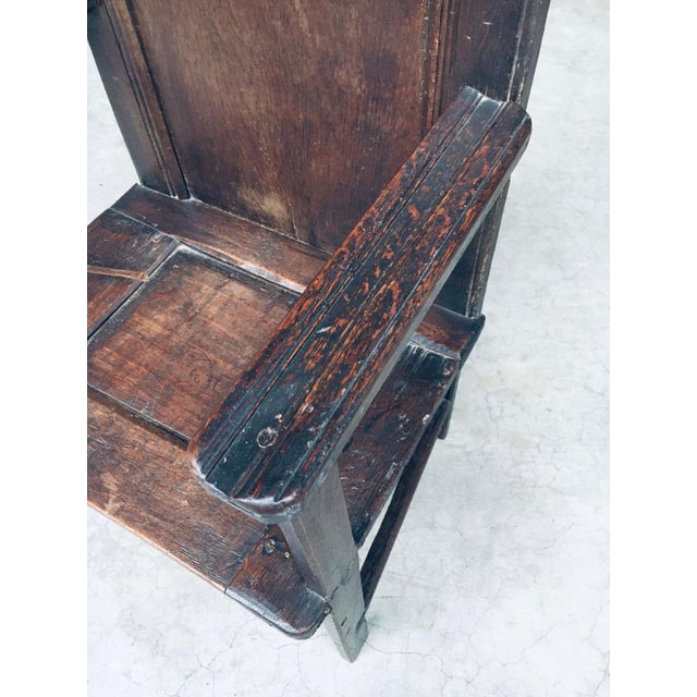 19th Century Primitive Folk Art Armchair For Sale - Image 12 of 18