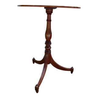 Regency Mahogany Candlestand For Sale