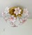 Murano Style Flush Mount Pink Flower Ceiling Light Glass Chandelier For Sale - Image 9 of 13