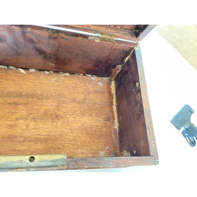 Large 19th Century Jewelry Box in Wood, England For Sale - Image 4 of 14