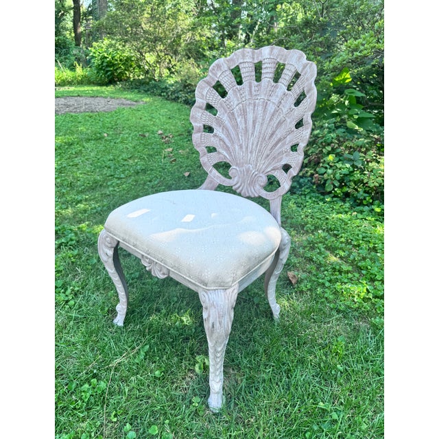 1960s Brown Jordan Shell Grotto Style Dining Chair For Sale - Image 9 of 13