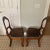 Wood Antique Handcarved Side Chairs With Leaf Design and Leopard Upholstery and Turquoise Welting - a Pair For Sale - Image 7 of 10