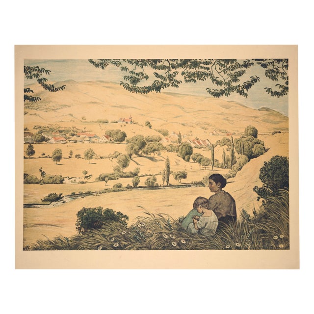 Hans Thoma, Southern German Summer Landscape, 1897, Print For Sale