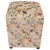 Beige Shabby Chic Handmade Italian Velvet Upholstered Ottoman For Sale - Image 8 of 10