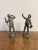 Ceramic Antique French Spelter Figures, 1890, Set of 2 For Sale - Image 7 of 7