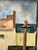 Rustic Henry Emil Salloch Original Watercolor on Paper Architectural Village Scene. For Sale - Image 3 of 7