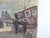 French Mid 20th Century Impressionist Paris Artists Street Market Painting For Sale - Image 3 of 4