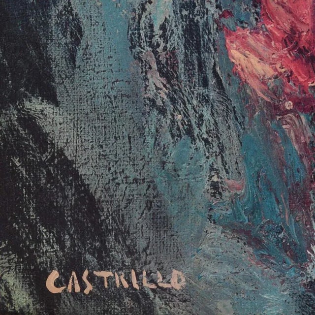 Late 20th Century Framed Jose Luis Castrillo Print "Fuente De Los Poetas" For Sale - Image 5 of 11