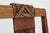 Amsterdam School Oak Side Chair with Geometric Carvings, Netherlands, 1920s For Sale - Image 11 of 12