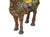 Vintage Oriental Chinese Reddish Maroon Cloisonne Metal Horse Figure A For Sale - Image 10 of 16