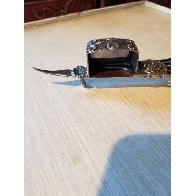 Early 19th Century Sheffield Candle Snuffer Scissors For Sale - Image 5 of 10
