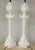 White Bespoke Plaster Gio Table Lamps - a Pair For Sale - Image 8 of 9
