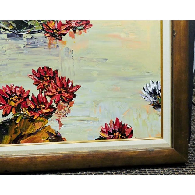 Textile Maya Eventov Untitled Original Acrylic Canvas H.Signed ME111511-03w/custom Frame For Sale - Image 7 of 8