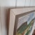 Oil on canvas, composed in a softened modernist language where landscape dissolves into color and form. Broad fields of...