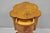 Vintage Art Deco Style Burr Walnut Curved Leg Pedestal One Drawer Side Table For Sale In Philadelphia - Image 6 of 16