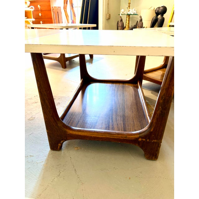 Mid 20th Century Atomic Mid-Century Modern Starburst Coffee Table & End Tables – 3 Piece Set For Sale - Image 5 of 12