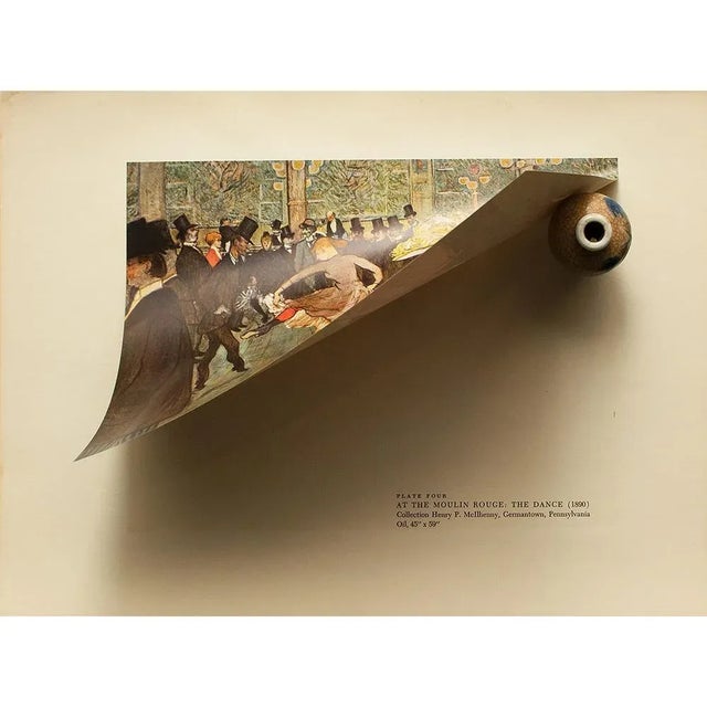 The School of Paris 1950s After Toulouse-Lautrec "At the Moulin Rouge: The Dance" Vintage Full Color Print For Sale - Image 3 of 8