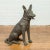 Contemporary Bronze Sculpture Depicting a German Shepherd with Dark Patina For Sale In New York - Image 6 of 12