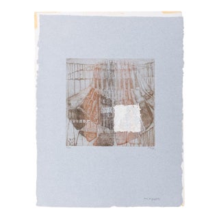 Marie-Therese Fayet "Force Et Fragilite" Aquatint For Sale