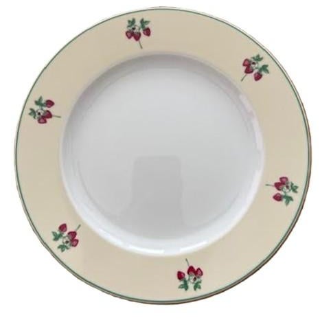 1990s Guy Degrenne French Porcelain Dinner Set, Service for 8 For Sale - Image 10 of 11