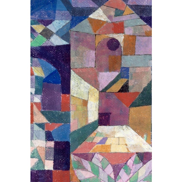 Paul Klee 1919 Burggarten Modernist Multicolor Fine Art Print by Paul Klee — 20" X 24" For Sale - Image 4 of 8