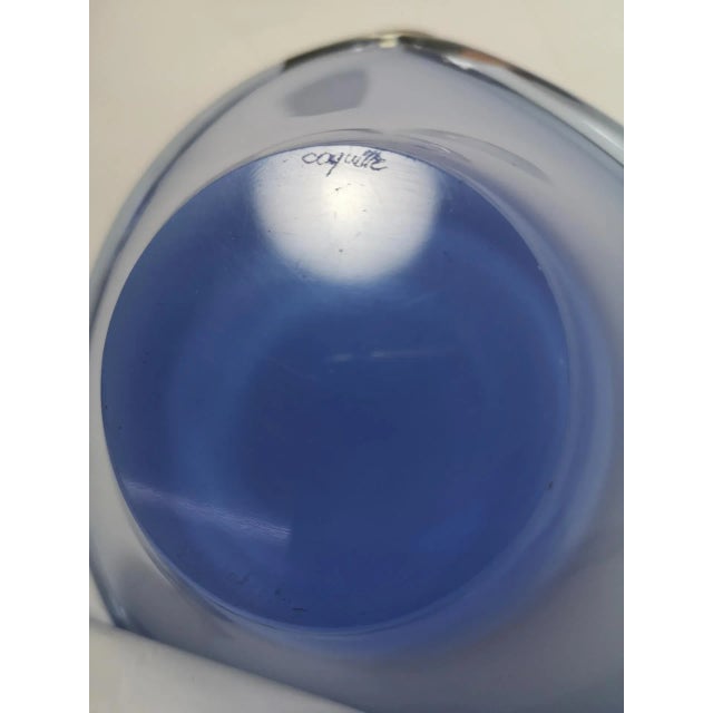 Handmade Coquille Glass Vide-Poche from Flygsfors, Sweden, 1958 For Sale - Image 4 of 11