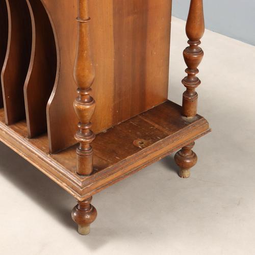 Antique Walnut Shelf with Feet, Italy, Mid-19th Century For Sale - Image 6 of 9