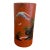 Vintage Japanese Red Lacquer Tea Canister With Hand-Painted Mount Fuji Scene For Sale