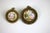 Metal Early 20th Century Porcelain Fragonard Aged Brass Pulls & Tie Backs With Two-Drawer Pulls - 4 Pieces For Sale - Image 7 of 8