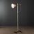 Vintage Floor Lamp in Brass and Enamelled Metal, 1960s For Sale - Image 12 of 12