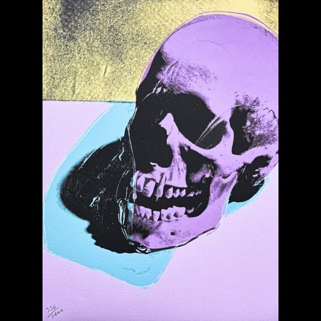 After Andy Warhol, Skull Purple, 1980s, Print For Sale