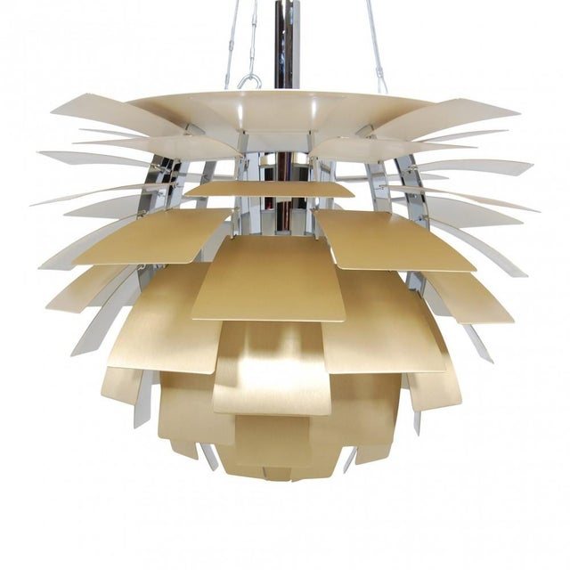Poul Henningsen PH Cone Light in Brass by Poul Henningsen For Sale - Image 4 of 5