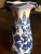 Set of 3, 19th Century Qing Dynasty Blue and White Porcelain Vases For Sale - Image 9 of 10