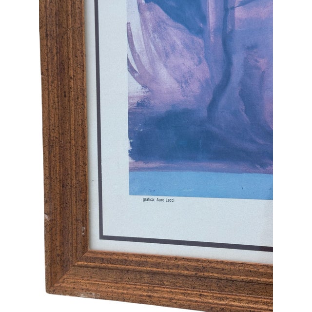 1980s Vintage Italian Exhibit Poster for Picasso Exhibit in Venice, Italy 1981 For Sale - Image 5 of 6