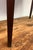 Mahogany Demilune Bow Front Console Table With Drawers For Sale - Image 9 of 9