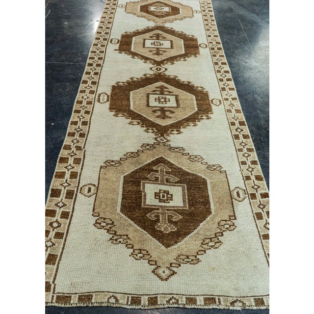 Turkish Vintage Rug 3'6" x 11' #20834 Explore a curated collection of hallway runners, wool rugs, and handmade...