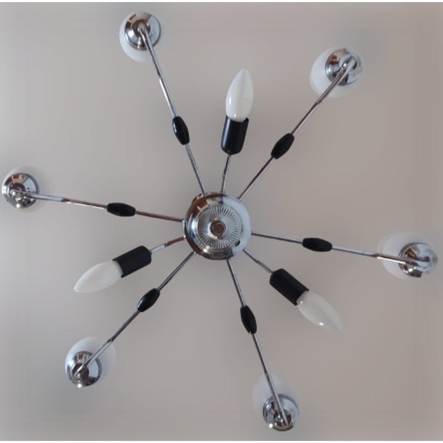 Mid-Century Chandelier, 1950s For Sale - Image 15 of 17