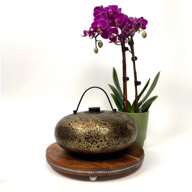 Vintage Asian Water Bottle Bedwarmer For Sale In Raleigh - Image 6 of 6