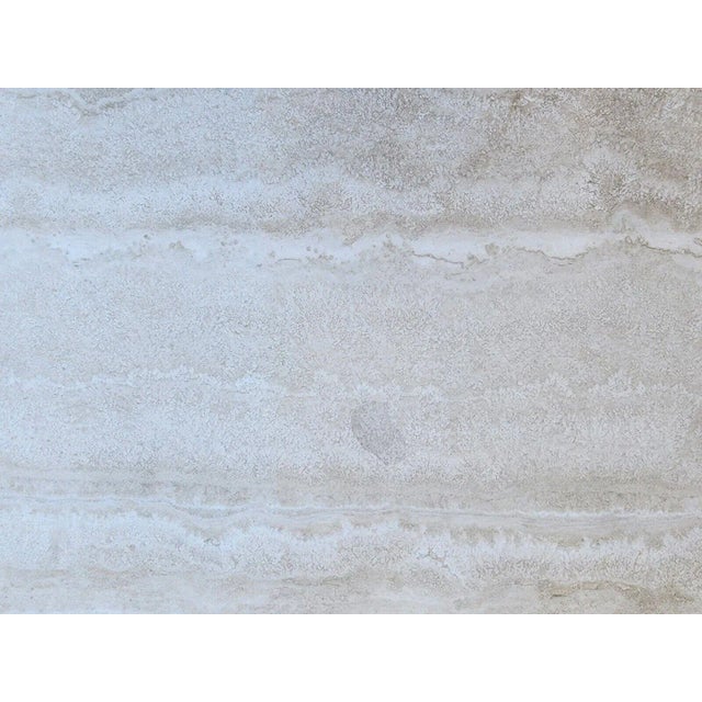 Travertine Coffee Table Italian Live Edge 1970s by Stone International For Sale - Image 10 of 13