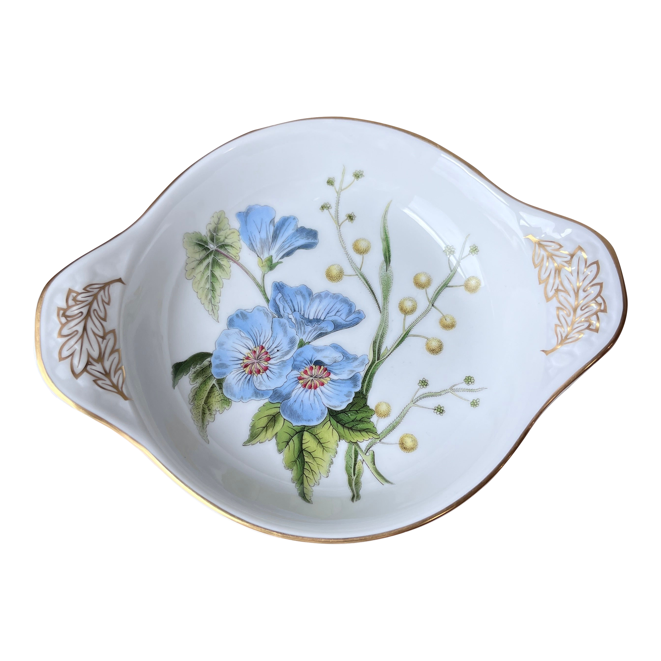 Late 20th Century Spode Stafford Flowers Lida and Acacia 7” Au
