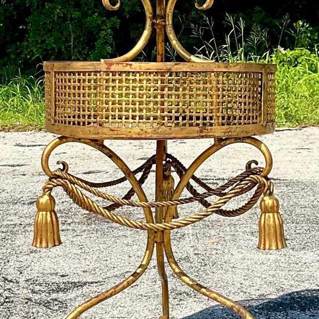 Vintage Regency Swag Plant Stand For Sale - Image 10 of 14