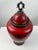 Chinese Vintage Chinese Oriental Red Pottery Vase With Lid in Antiqued Design For Sale - Image 3 of 16