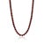 Contemporary 49.05 CTW Natural Garnet Tennis Necklace Gift for Her in Silver For Sale - Image 3 of 12