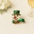 Bring a touch of holiday cheer and vintage charm to your winter wardrobe with this delightful enamel snowman brooch....