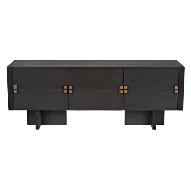 Mid-Century Modern NOIR Amidala Sideboard, Two-Tone Pale For Sale - Image 3 of 8
