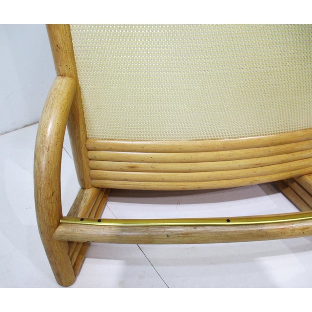Mid Century Tiki Bamboo Bar With 4 Stools For Sale In Cincinnati - Image 6 of 13