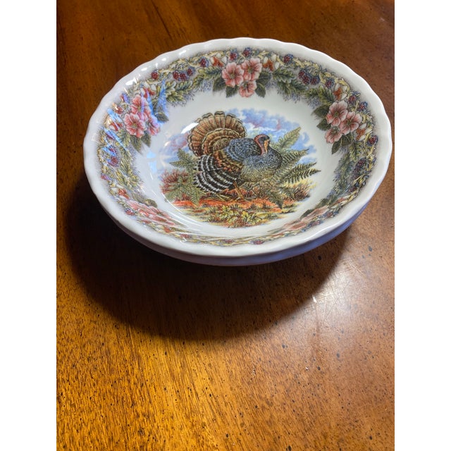 1980s 2 Churchill Thanksgiving 6 3/8” Bowls For Sale - Image 11 of 11