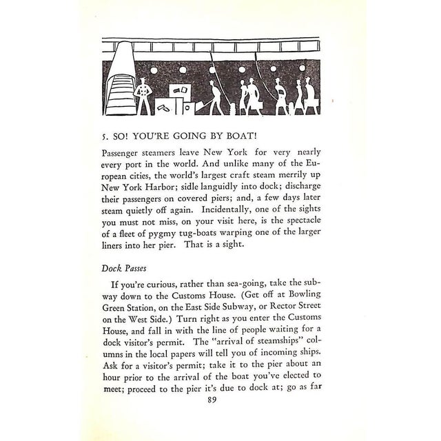 Paper "All About New York an Intimate Guide" Book 1931 James, Rian For Sale - Image 7 of 12