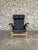 Pernilla Lounge Arm chair by Bruno Mathsson. This chair comes with a complete new set of cushions in black leather. The...