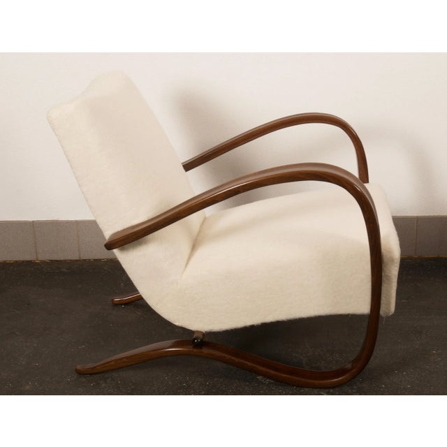 Art Deco H269 Armchair by Jindřich Halabala for Thonet, 1930s For Sale - Image 6 of 14